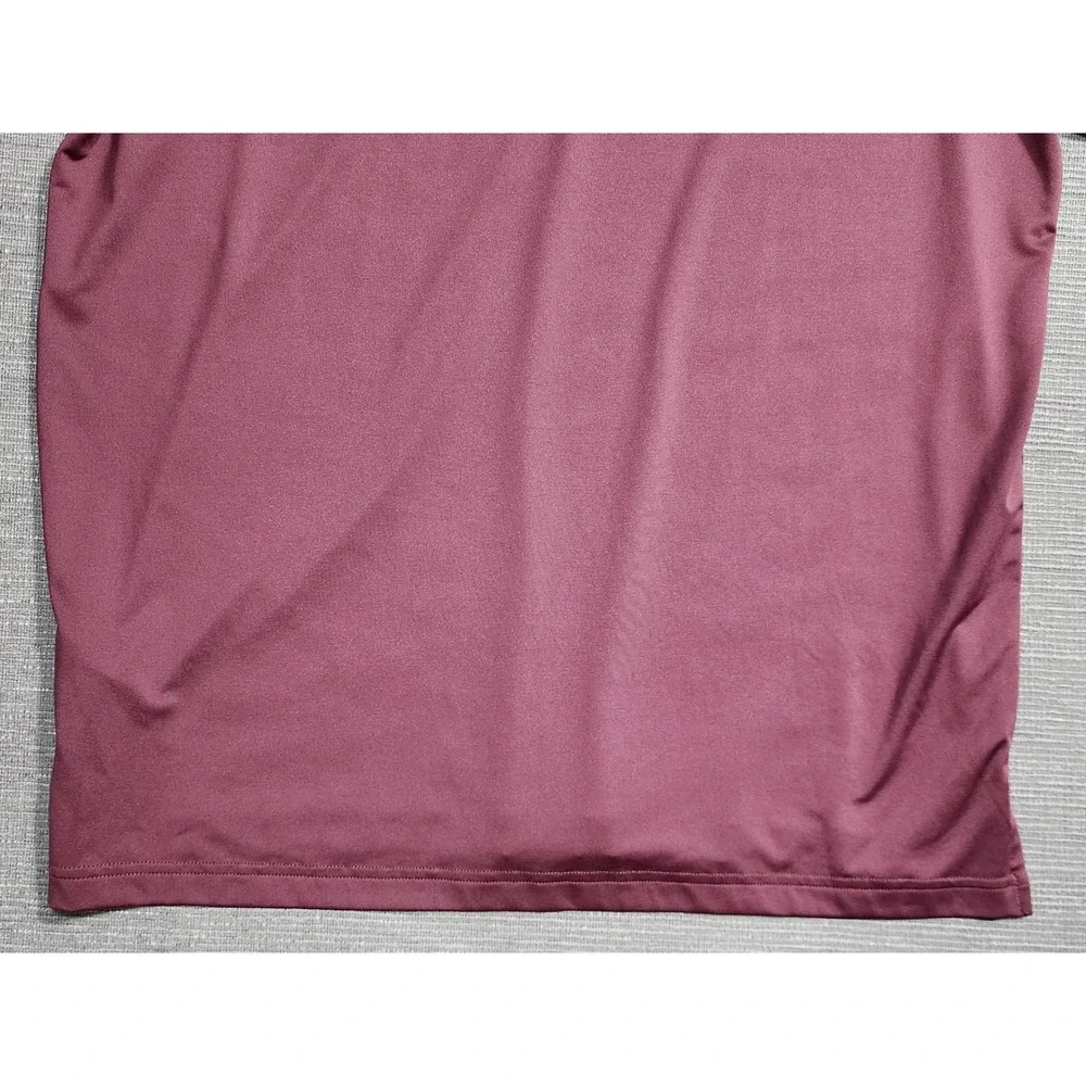 Adidas Golf‎ Mens Large Maroon Burgundy Short Sleeve Performance Polo Shirt L